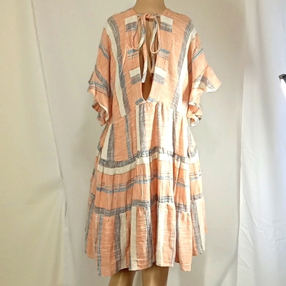 Lulu's Dress Women MEDIUM New Summer Vacation Party Short Multicolor - Picture 3 of 7